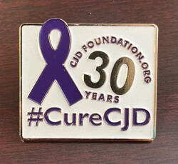 CJD Foundation 30th Anniversary Lapel Pin
